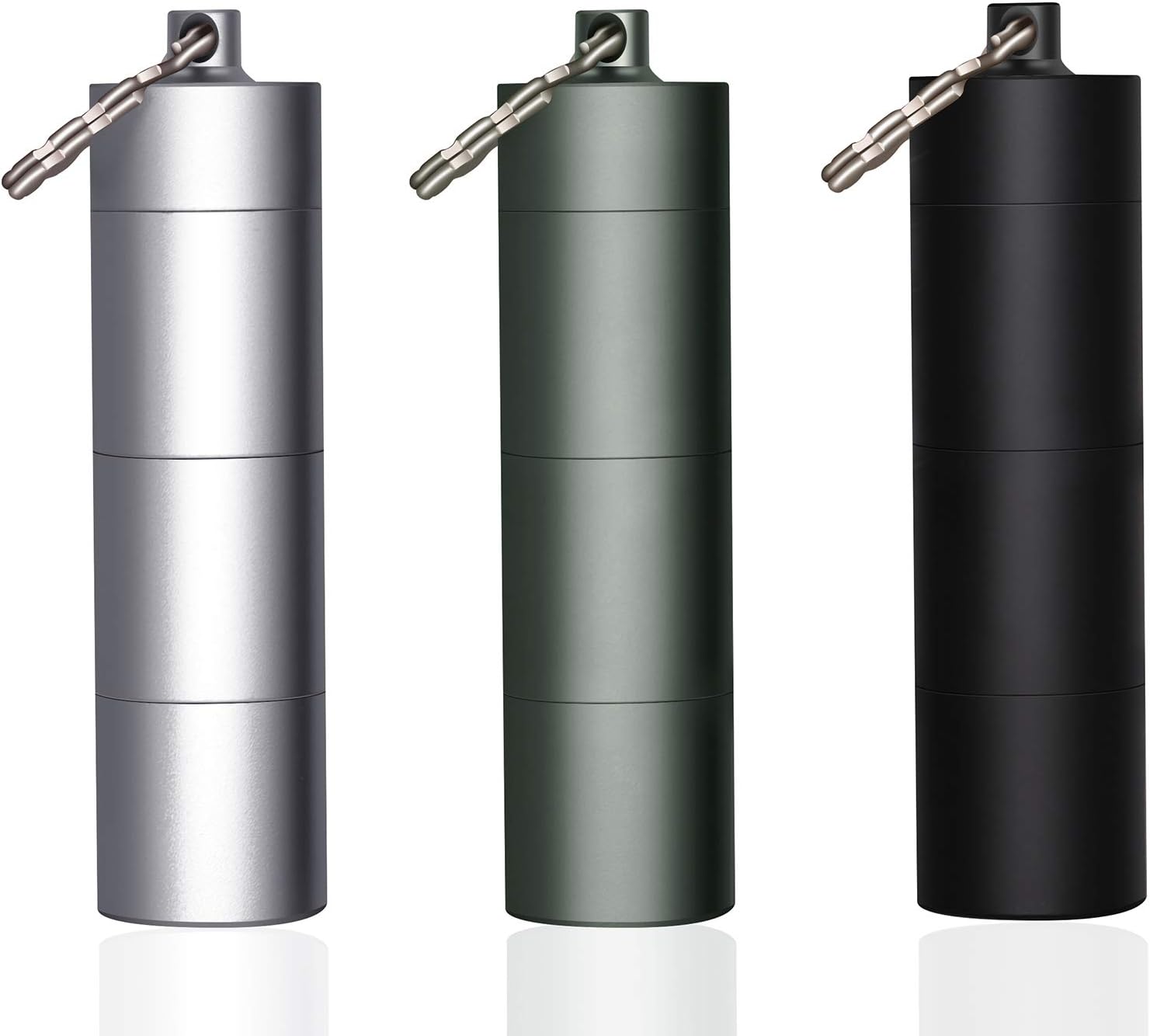 Pillbox Alu 3-Teilig Wasserfest